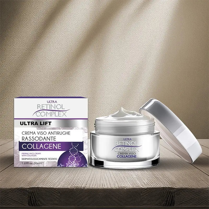 Crème Visage au Collagène - Retinol Complex (50ml) | Soin Anti-Âge & Fermeté Retinol Complex