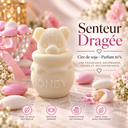 Fondant parfumé Dragée – Cire de soja | Senteur gourmande La Casa Del José