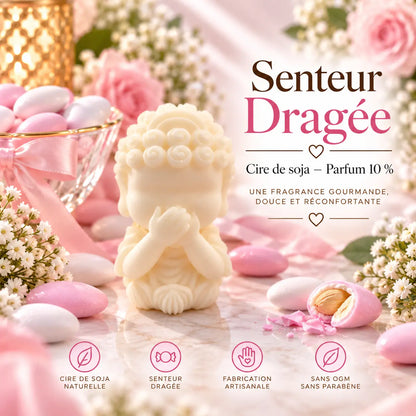 Fondant parfumé Dragée – Cire de soja | Senteur gourmande La Casa Del José