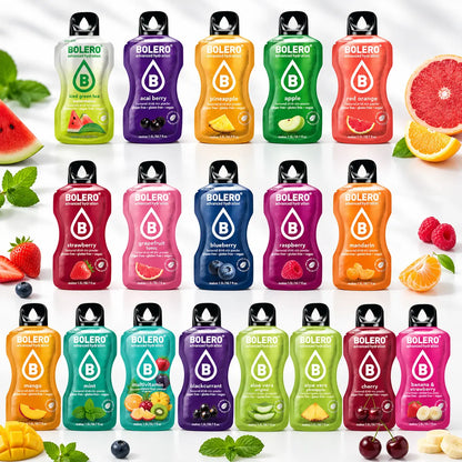 Bolero Advanced Hydration – Boisson en poudre sans sucre à diluer – 9 g pour 1,5 L d’eau La Casa Del José
