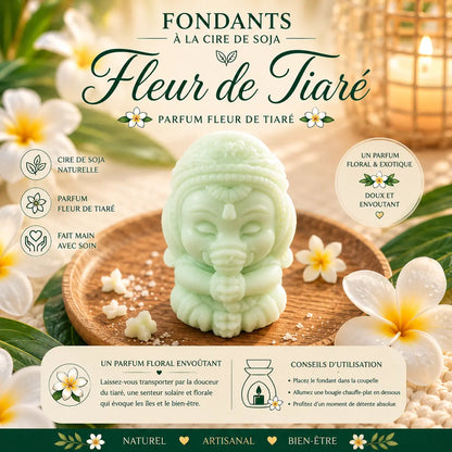 Fondants parfumés Fleur de Tiaré à la cire de soja