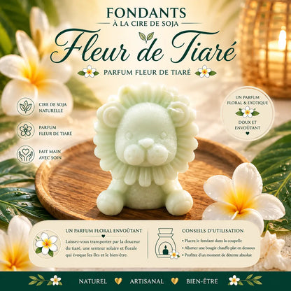 Fondants parfumés Fleur de Tiaré à la cire de soja