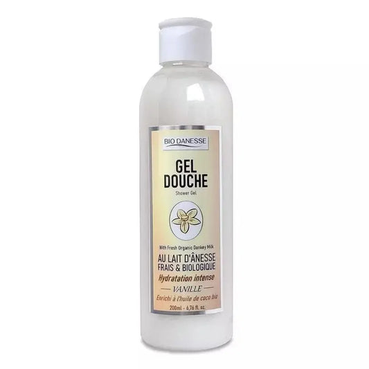 Gel douche au lait d'ânesse bio vanille bio danesse