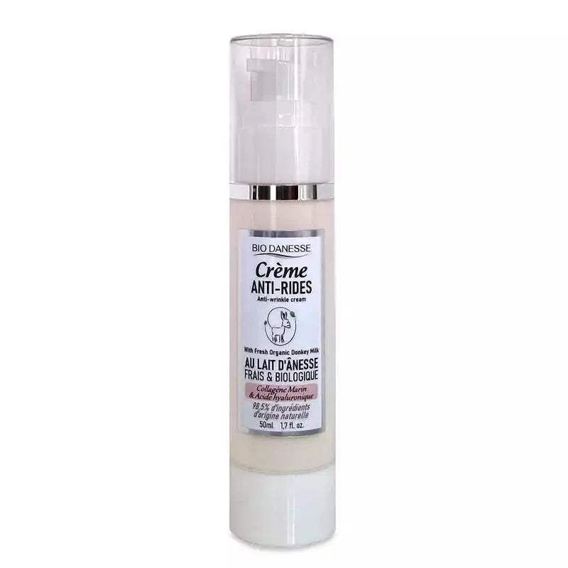 Crème anti-rides au lait d'ânesse bio bio danesse