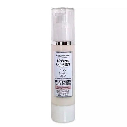 Crème anti-rides au lait d'ânesse bio bio danesse