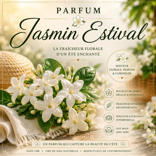 Fondants Parfumés Jasmin Cire de Soja La Casa Del José