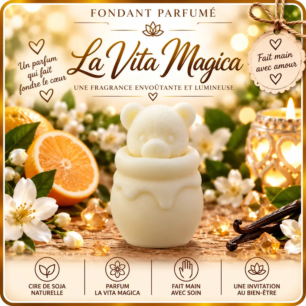 Fondants Parfumés La Vita Magica à la Cire de Soja La Casa Del José