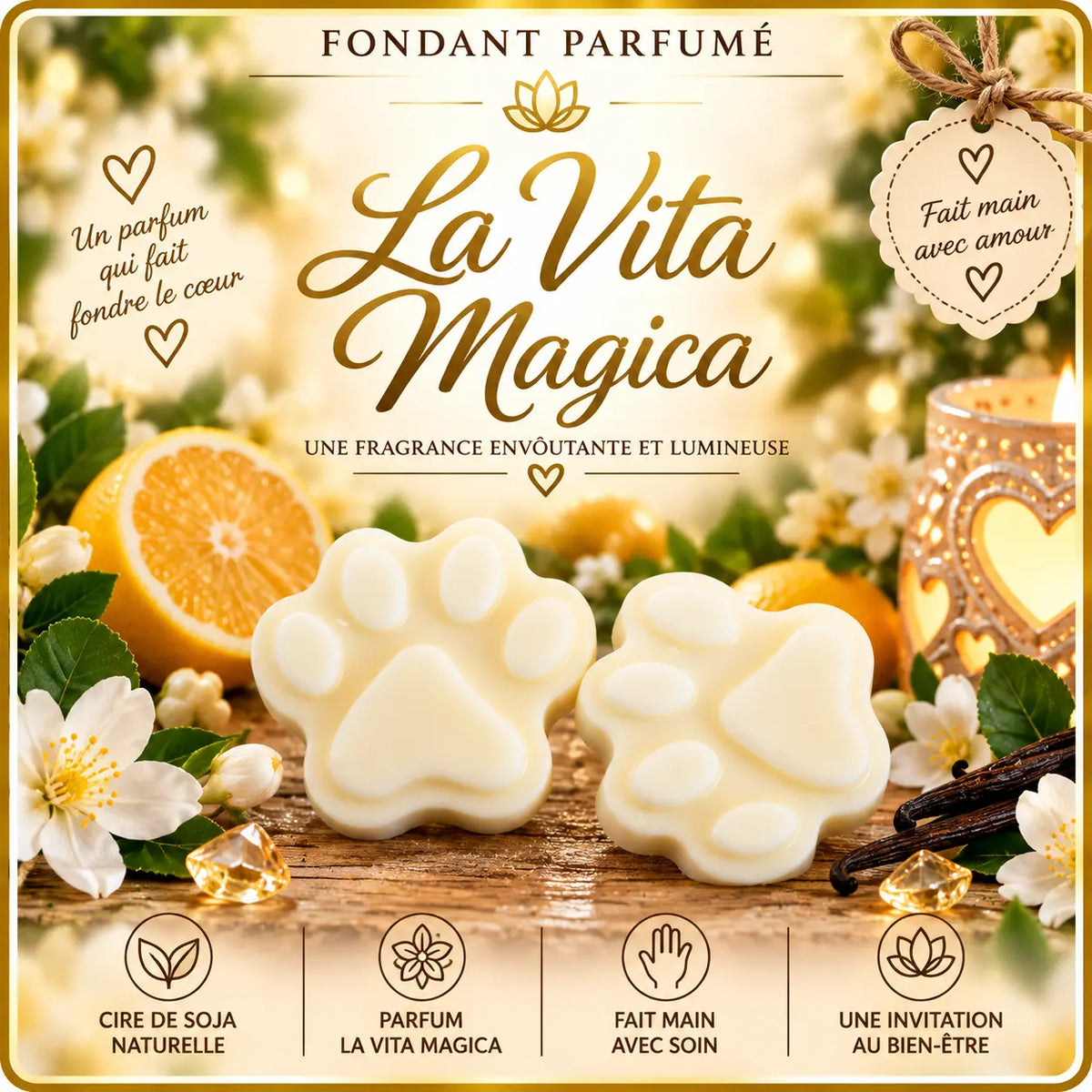 Fondants Parfumés La Vita Magica à la Cire de Soja La Casa Del José