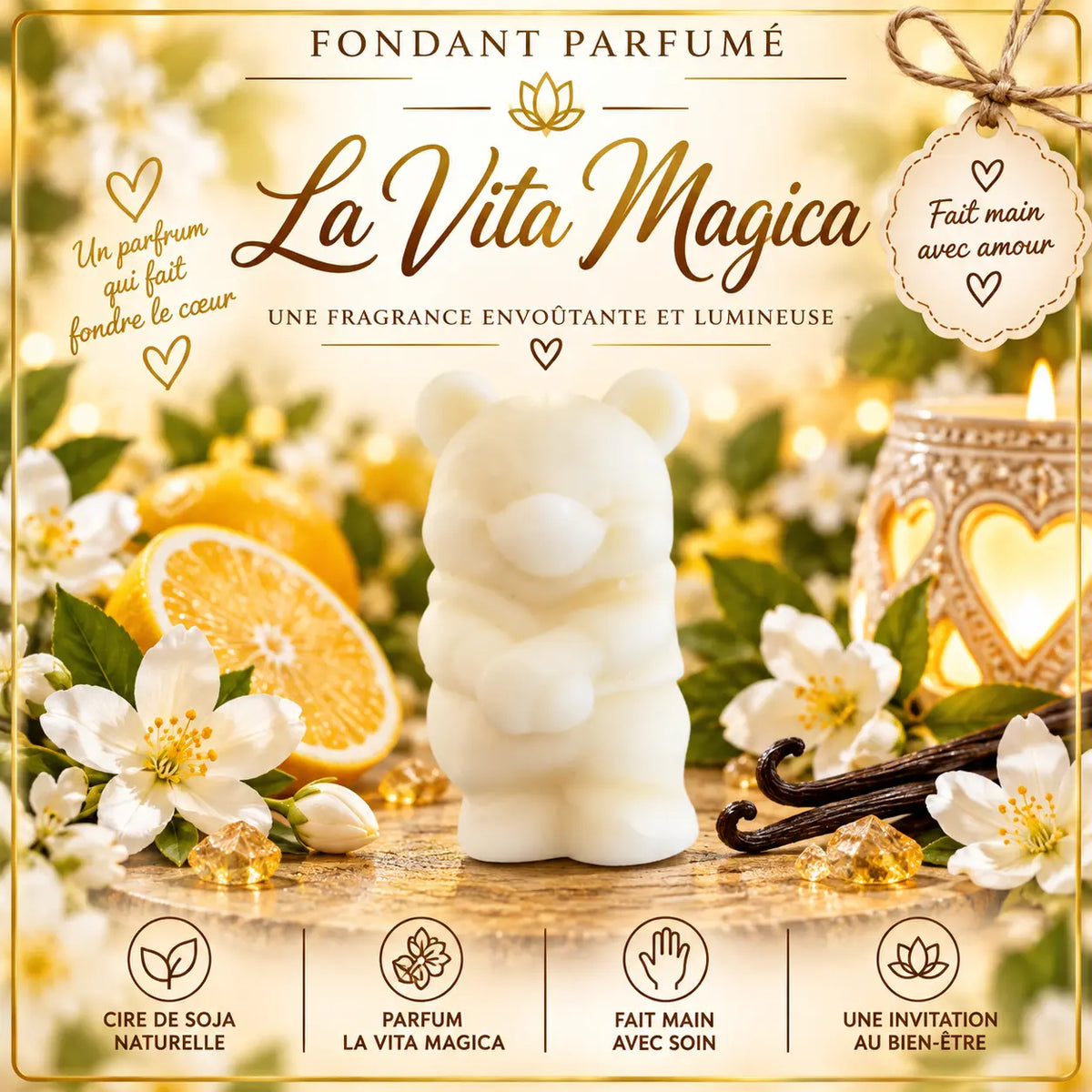 Fondants Parfumés La Vita Magica à la Cire de Soja La Casa Del José