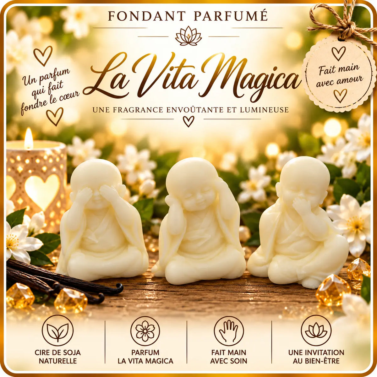 Fondants Parfumés La Vita Magica à la Cire de Soja La Casa Del José