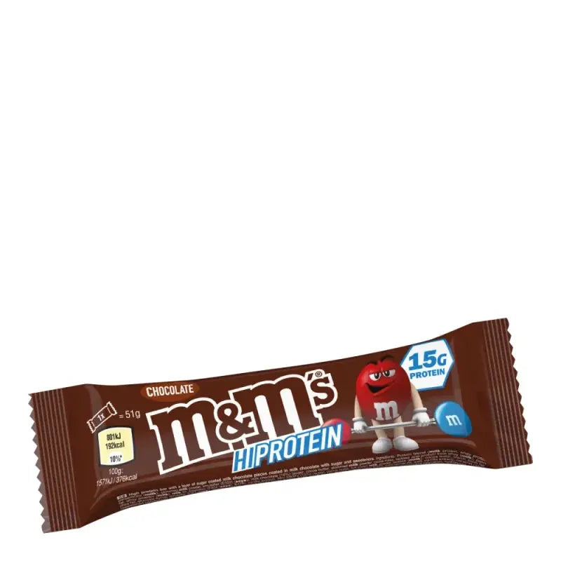 M&M’s Protein Bar 51 g – barre protéinée gourmande 15 g de protéines, chocolat La Casa Del José