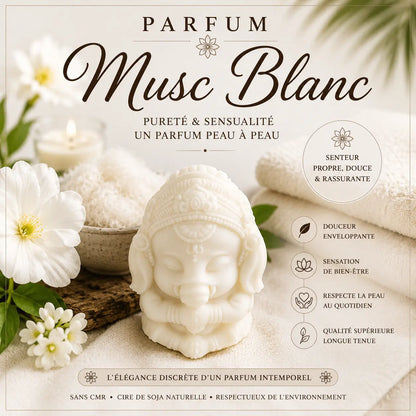 Fondants parfumés Musc Blanc à la cire de soja