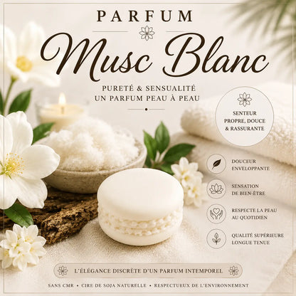 Fondants parfumés Musc Blanc à la cire de soja