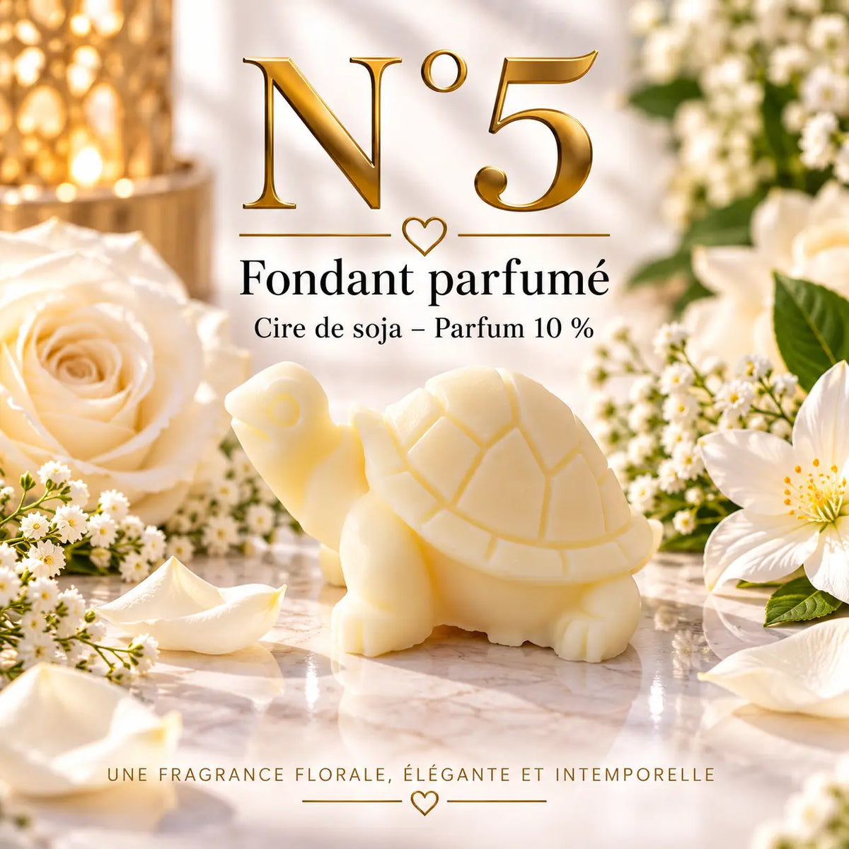 Fondant parfumé N°5 en cire de soja – Floral, poudré & élégant La Casa Del José