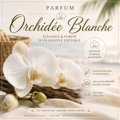 Fondants parfumés Orchidée Blanche à la cire de soja