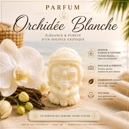 Fondants parfumés Orchidée Blanche à la cire de soja