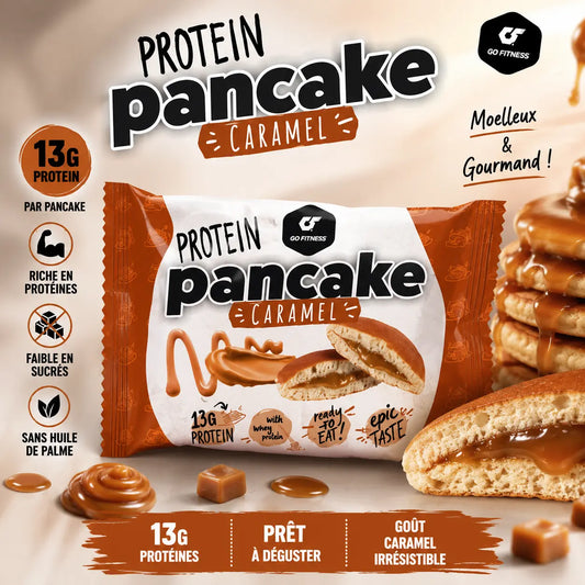 Protein Pancake GoFitness – préparation pour pancakes protéinés, petit-déjeuner gourmand pour sportifs go fitness