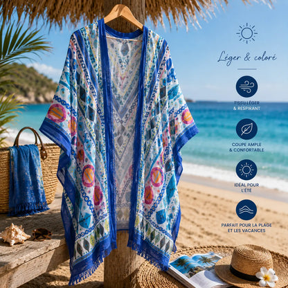 Chemise paréo taille unique pour plage et piscine