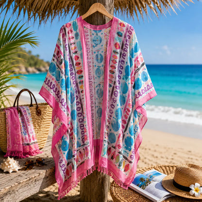 Chemise paréo taille unique pour plage et piscine