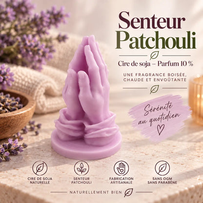 Fondant parfumé Patchouli en cire de soja – senteur boisée, terreuse et ambrée pour brûle-parfum – La Casa del José