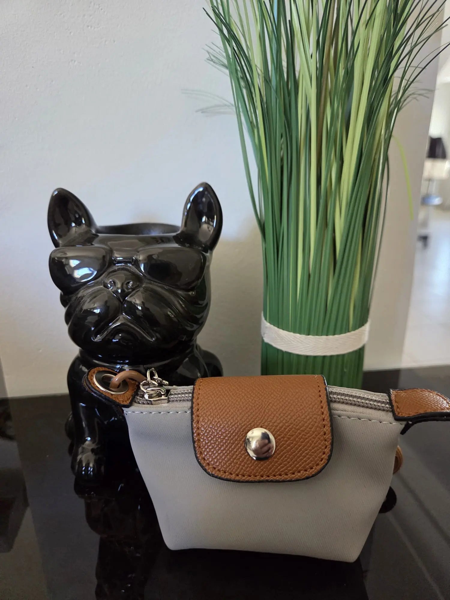 Mini porte-monnaie avec mousqueton – Pochette compacte zip et pression 11 x 7 cm La Casa Del José