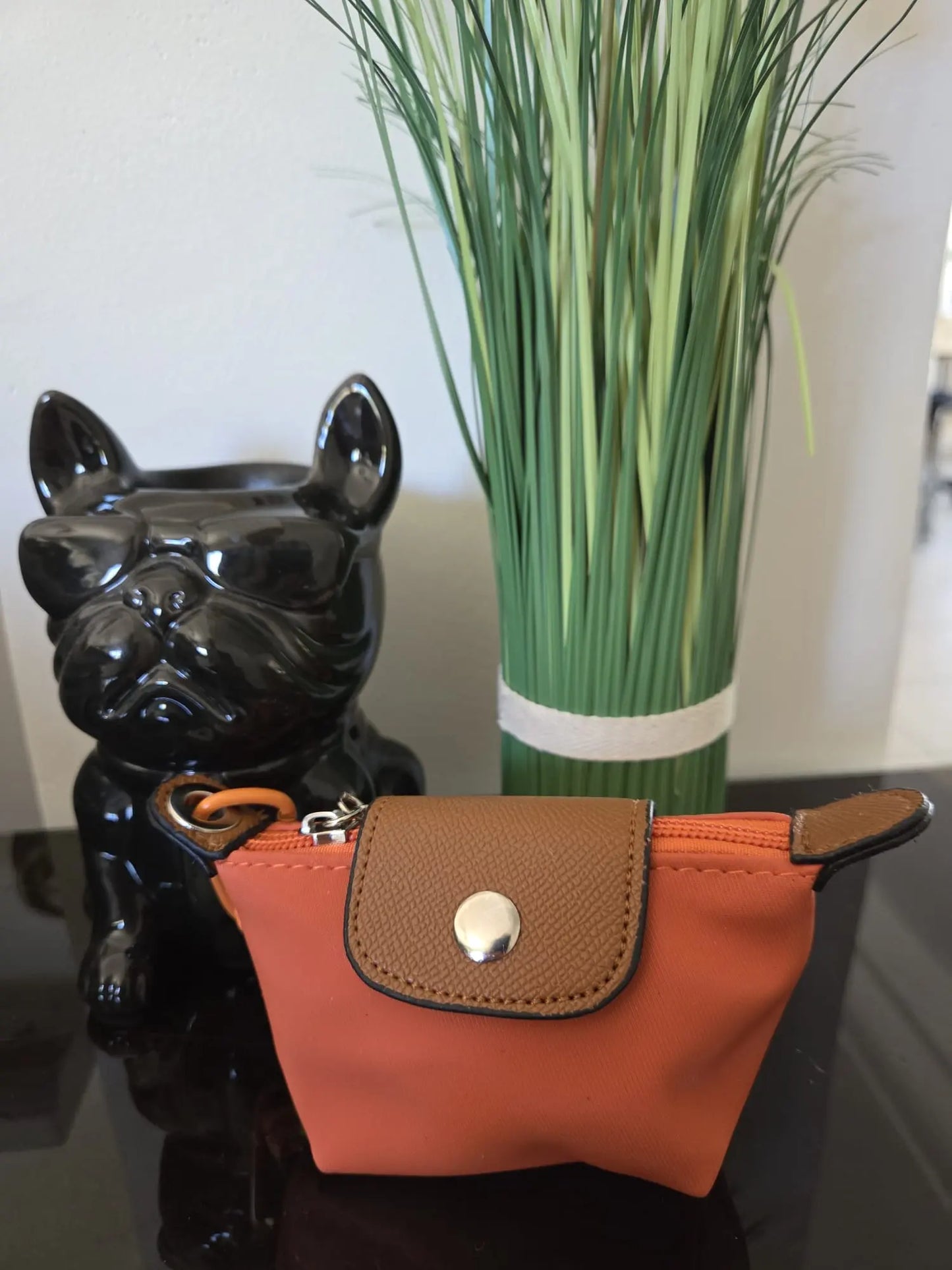 Mini porte-monnaie avec mousqueton – Pochette compacte zip et pression 11 x 7 cm La Casa Del José
