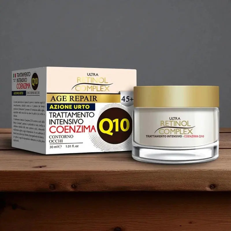 Soin Contour des Yeux au Coenzyme Q10 45+ | Anti-Fatigue & Jeunesse Retinol Complex