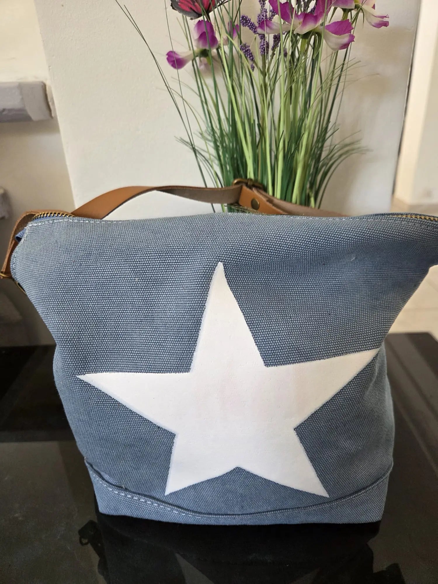 Sac bandoulière toile étoile – Style casual chic La Casa Del José