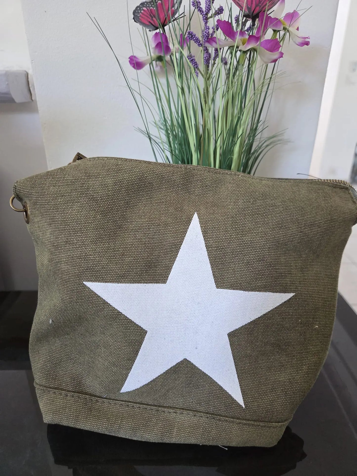 Sac bandoulière toile étoile – Style casual chic La Casa Del José