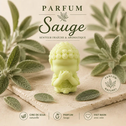 Fondants parfumés sauge à la cire de soja