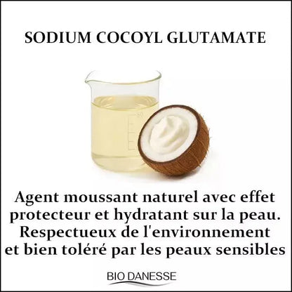 Gel douche au lait d'ânesse bio vanille bio danesse