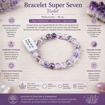 super seven violet, equilibre et harmonie