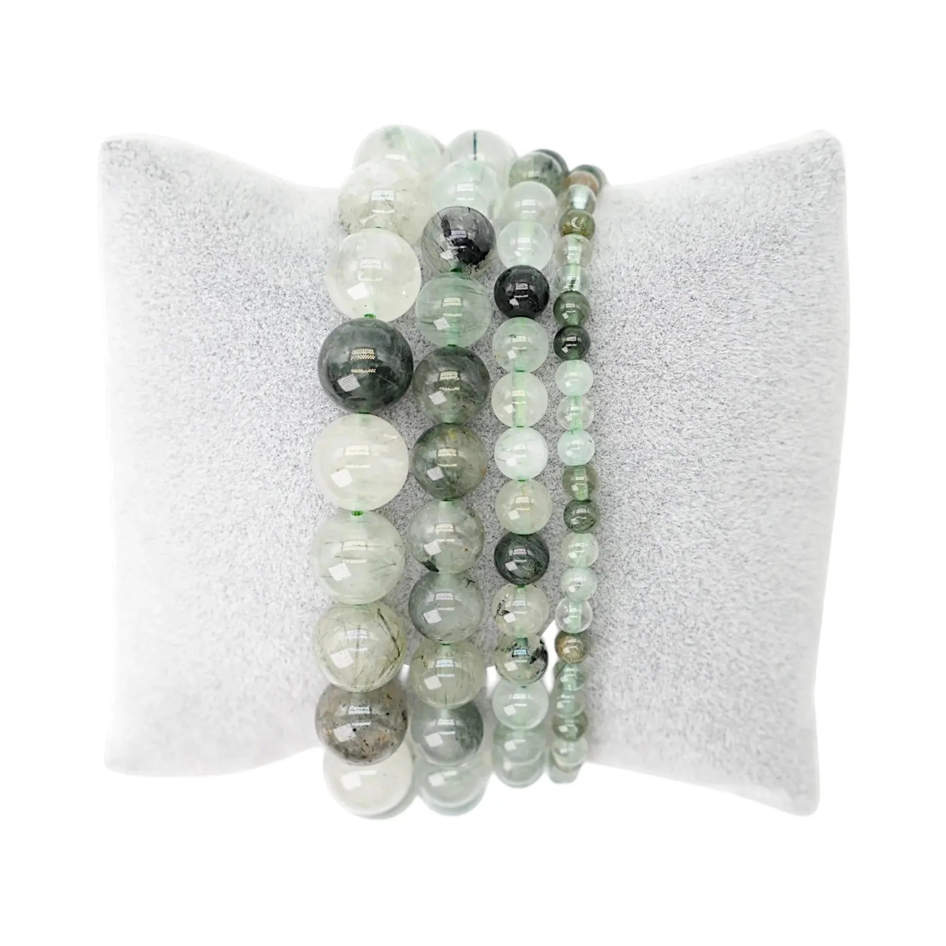 Bracelet en Quartz Tourmaline Verte A La Casa Del José