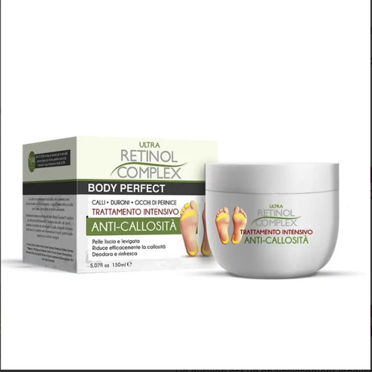Traitement Intensif Pieds Anti-Callosités & Cors (150ml) - Soin Réparateur Retinol Complex