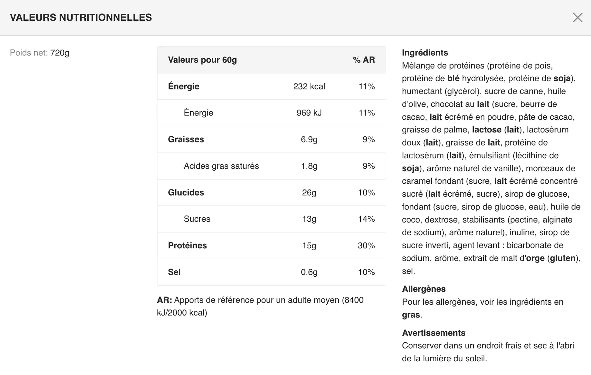 Mars HiProtein Cookie 60 g Caramel Salé – biscuit protéiné gourmand 15 g de protéines La Casa Del José