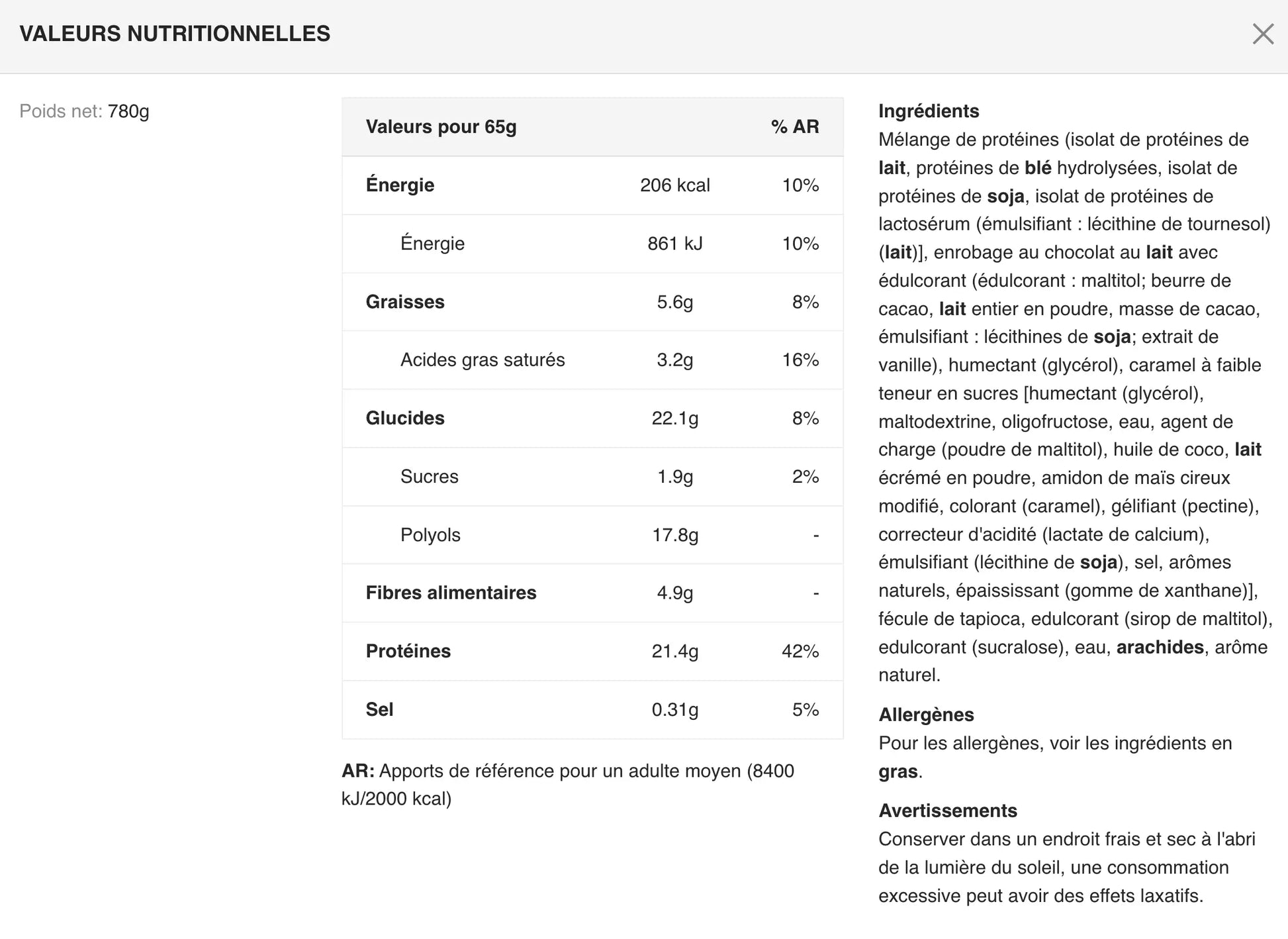 Protein Crunch Bar Applied Nutrition 62 g, barre protéinée gourmande 21 g de protéines avec enrobage chocolat et caramel